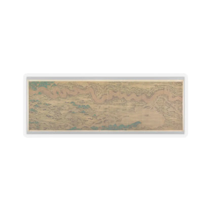 Unidentified artist - Ten Thousand Miles along the Yellow River - datable to 1690–1722 v3 - STICKER Vinyl Kiss-Cut Decal