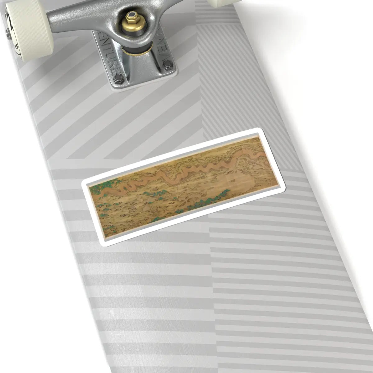 Unidentified artist - Ten Thousand Miles along the Yellow River - datable to 1690–1722 v3 - STICKER Vinyl Kiss-Cut Decal