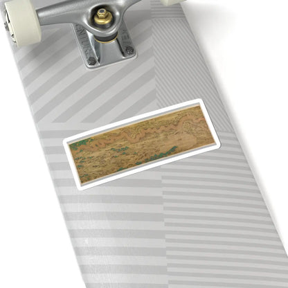 Unidentified artist - Ten Thousand Miles along the Yellow River - datable to 1690–1722 v3 - STICKER Vinyl Kiss-Cut Decal