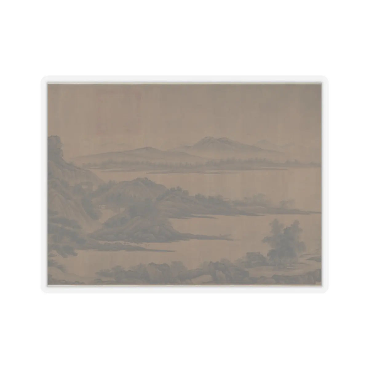 Unidentified artist - The Hills of Kuaiji - 18th cenury or later v10 - STICKER Vinyl Kiss-Cut Decal