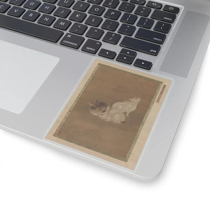 Unidentified artist - Three Rabbits - unknown v1 - STICKER Vinyl Kiss-Cut Decal