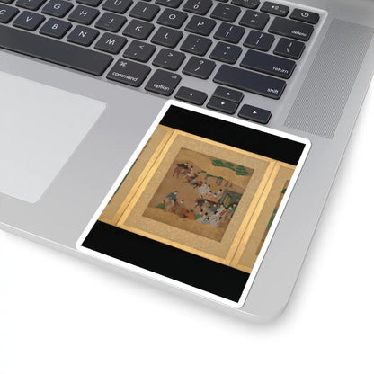 Unidentified artist - Twelve Scenes from The Tale of Genji - mid-17th century v3 - STICKER Vinyl Kiss-Cut Decal