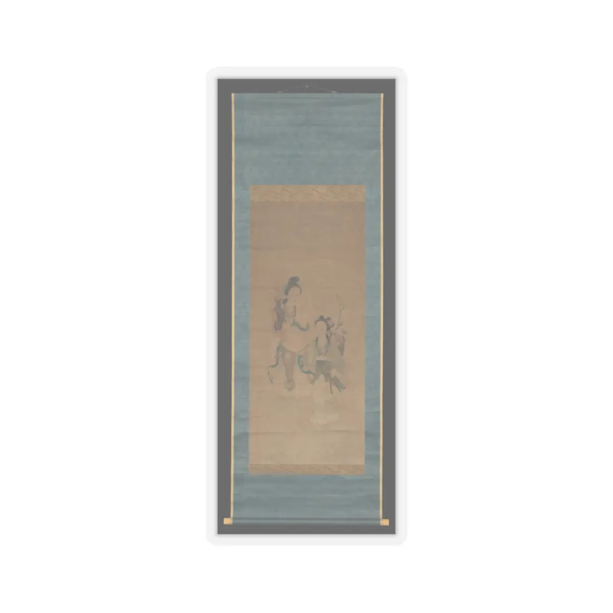 Unidentified artist - Two Ladies - 18th century v2 - STICKER Vinyl Kiss-Cut Decal