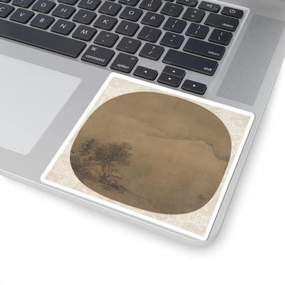 Unidentified artist - Waiting for the Ferry - early 13th century v1 - STICKER Vinyl Kiss-Cut Decal