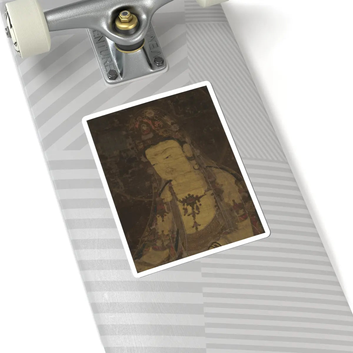 Unidentified artist - Water-moon Avalokiteshvara - first half of the 14th century v3 - STICKER Vinyl Kiss-Cut Decal