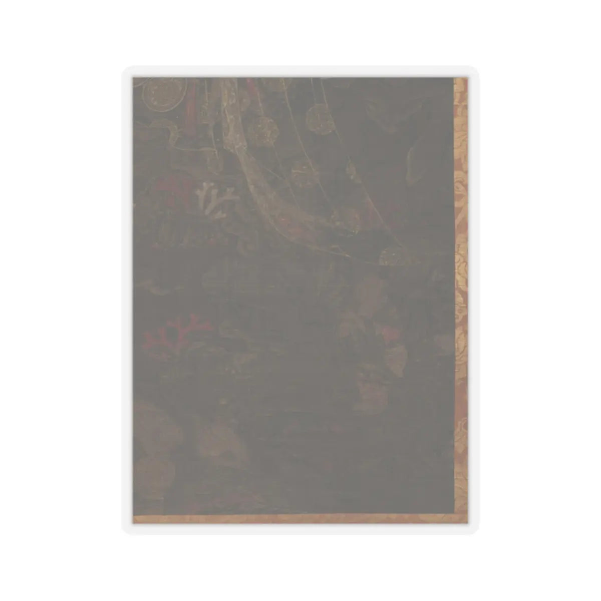 Unidentified artist - Water-moon Avalokiteshvara - first half of the 14th century v4 - STICKER Vinyl Kiss-Cut Decal
