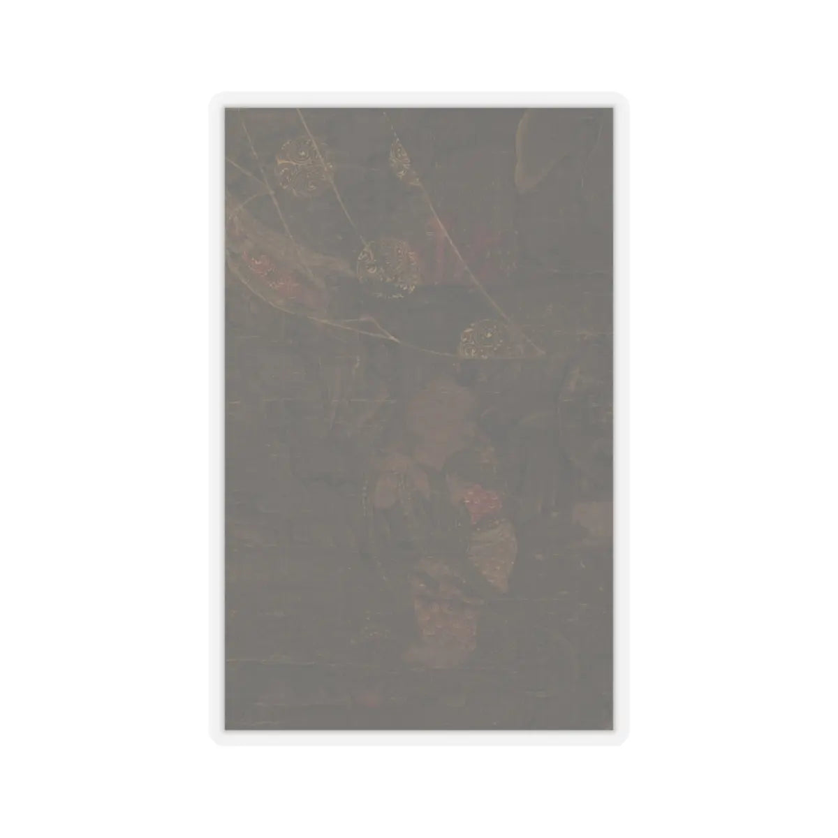 Unidentified artist - Water-moon Avalokiteshvara - first half of the 14th century v5 - STICKER Vinyl Kiss-Cut Decal