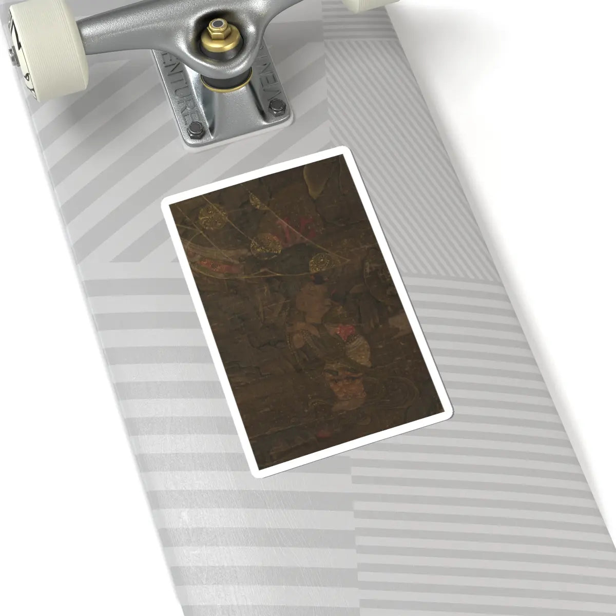 Unidentified artist - Water-moon Avalokiteshvara - first half of the 14th century v5 - STICKER Vinyl Kiss-Cut Decal