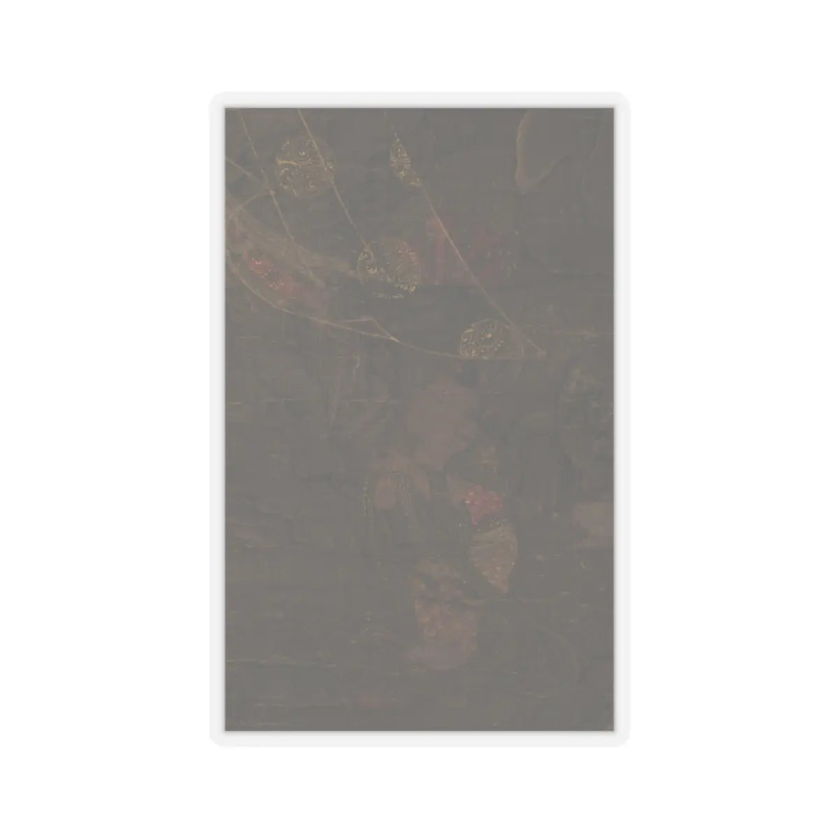 Unidentified artist - Water-moon Avalokiteshvara - first half of the 14th century v5 - STICKER Vinyl Kiss-Cut Decal