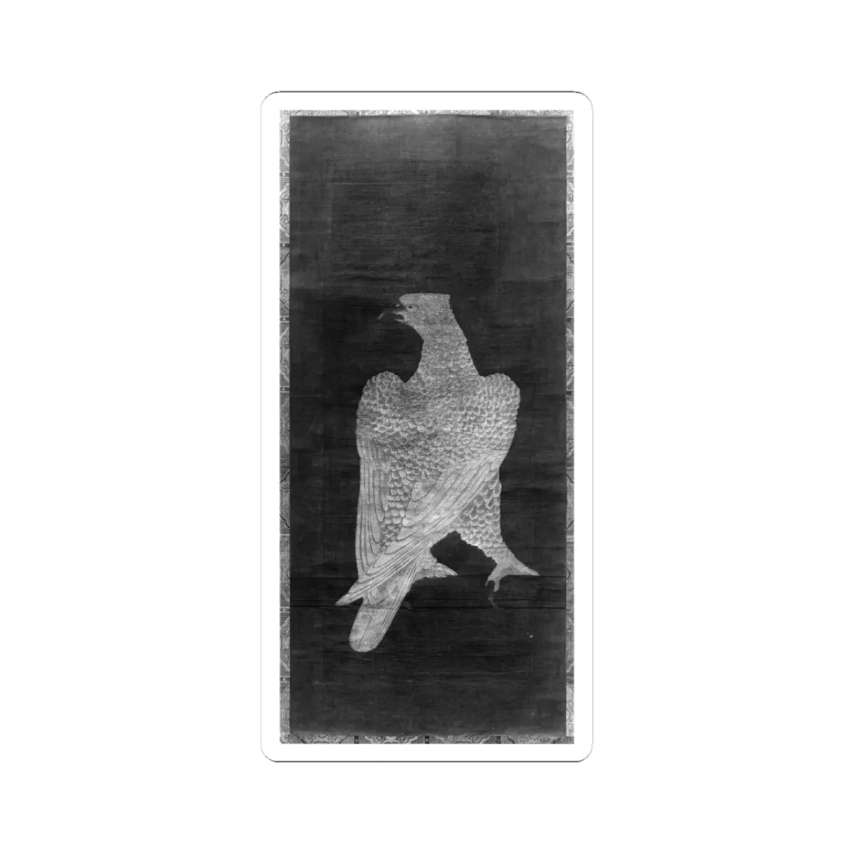 Unidentified artist - White Falcon - unknown - STICKER Vinyl Kiss-Cut Decal