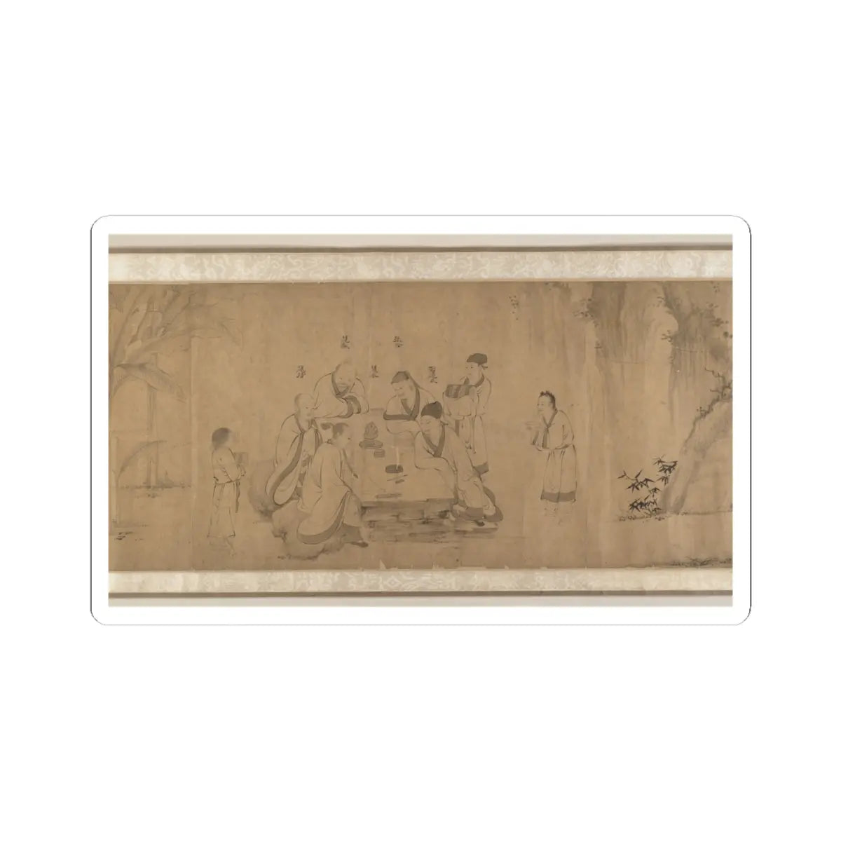 Unidentified artist - White Lotus Society - 15th century v1 - STICKER Vinyl Kiss-Cut Decal