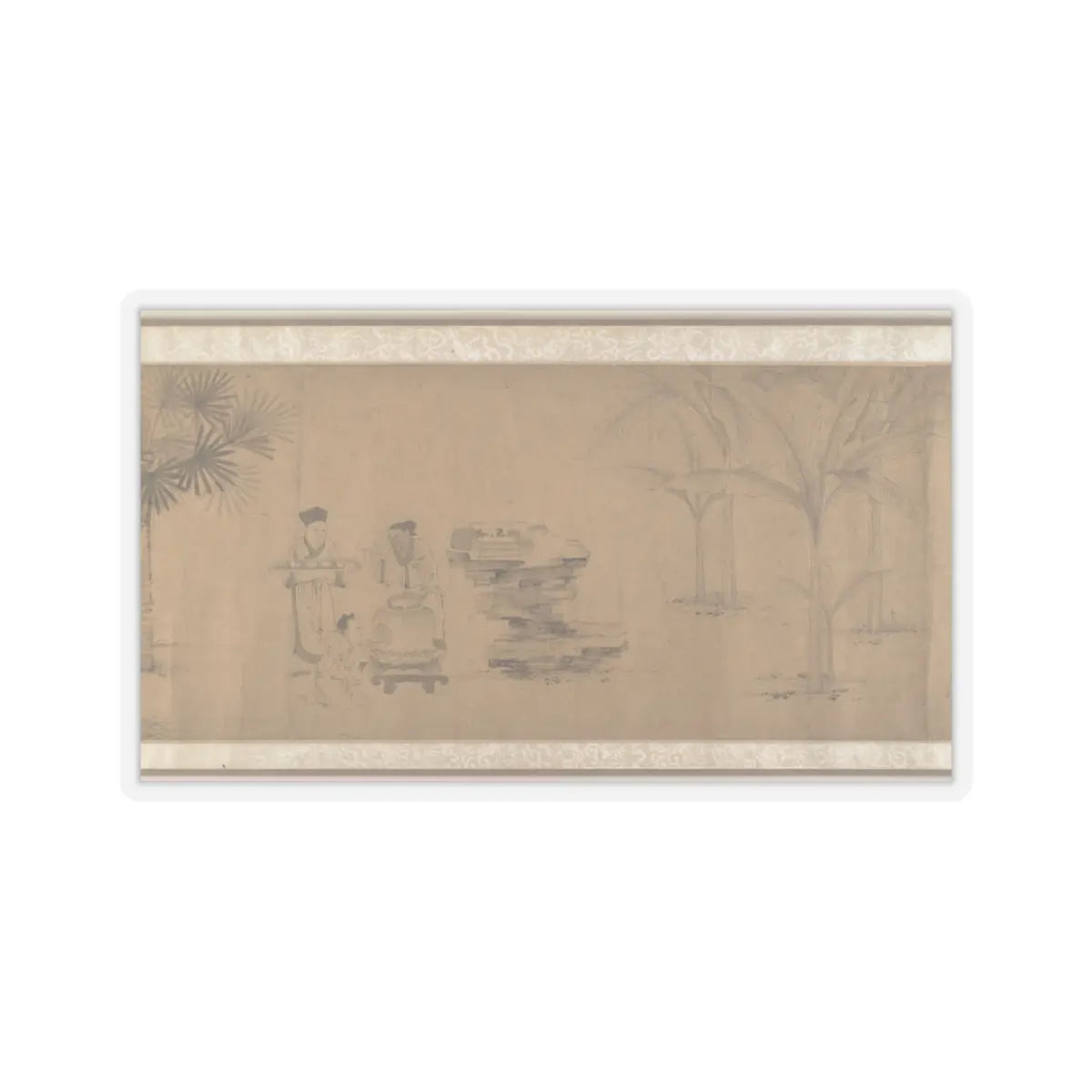 Unidentified artist - White Lotus Society - 15th century v10 - STICKER Vinyl Kiss-Cut Decal
