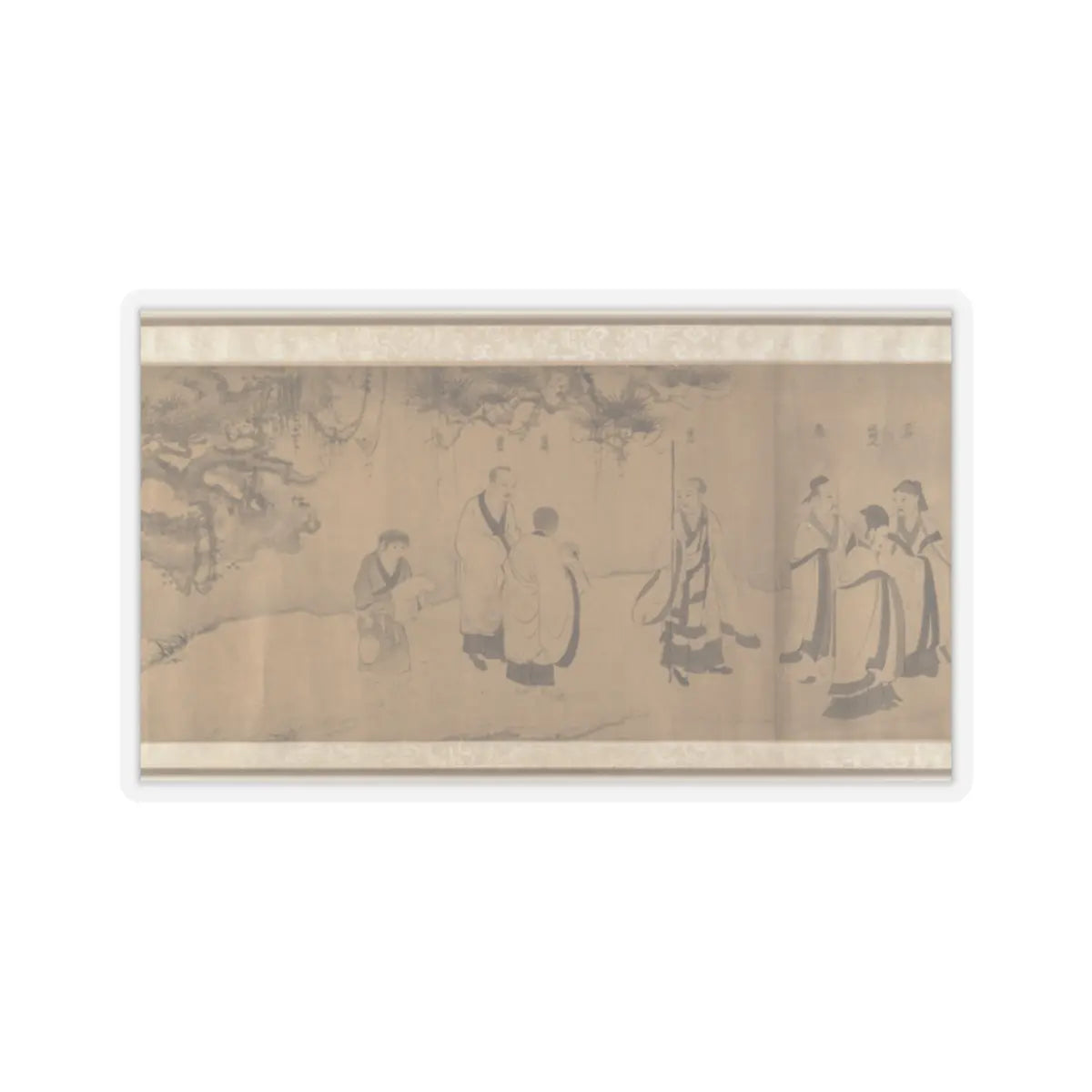 Unidentified artist - White Lotus Society - 15th century v14 - STICKER Vinyl Kiss-Cut Decal