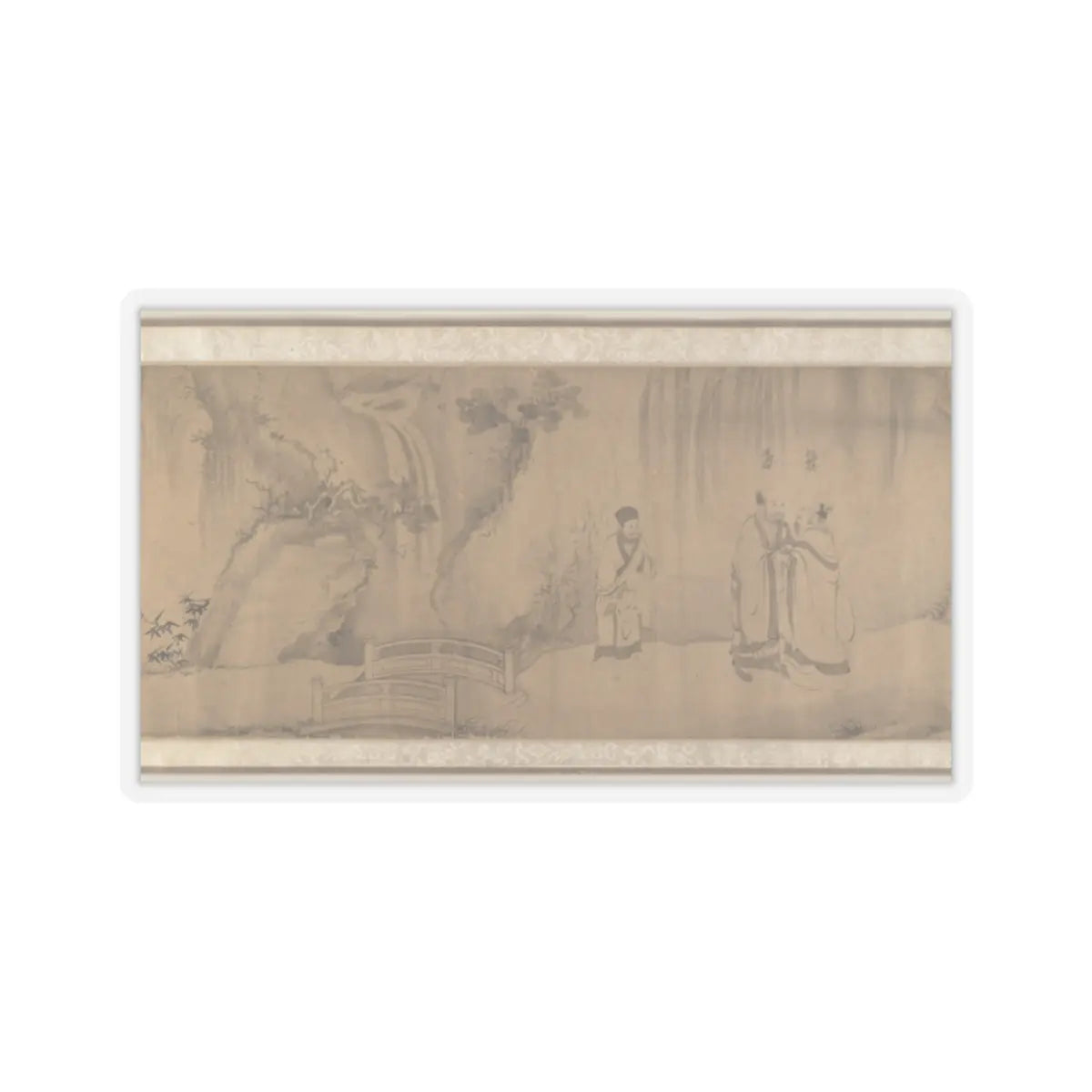 Unidentified artist - White Lotus Society - 15th century v8 - STICKER Vinyl Kiss-Cut Decal