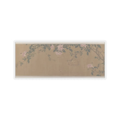Unidentified artist - Yellow Roses and Bees, Pink Roses and Wasps - unknown v8 - STICKER Vinyl Kiss-Cut Decal