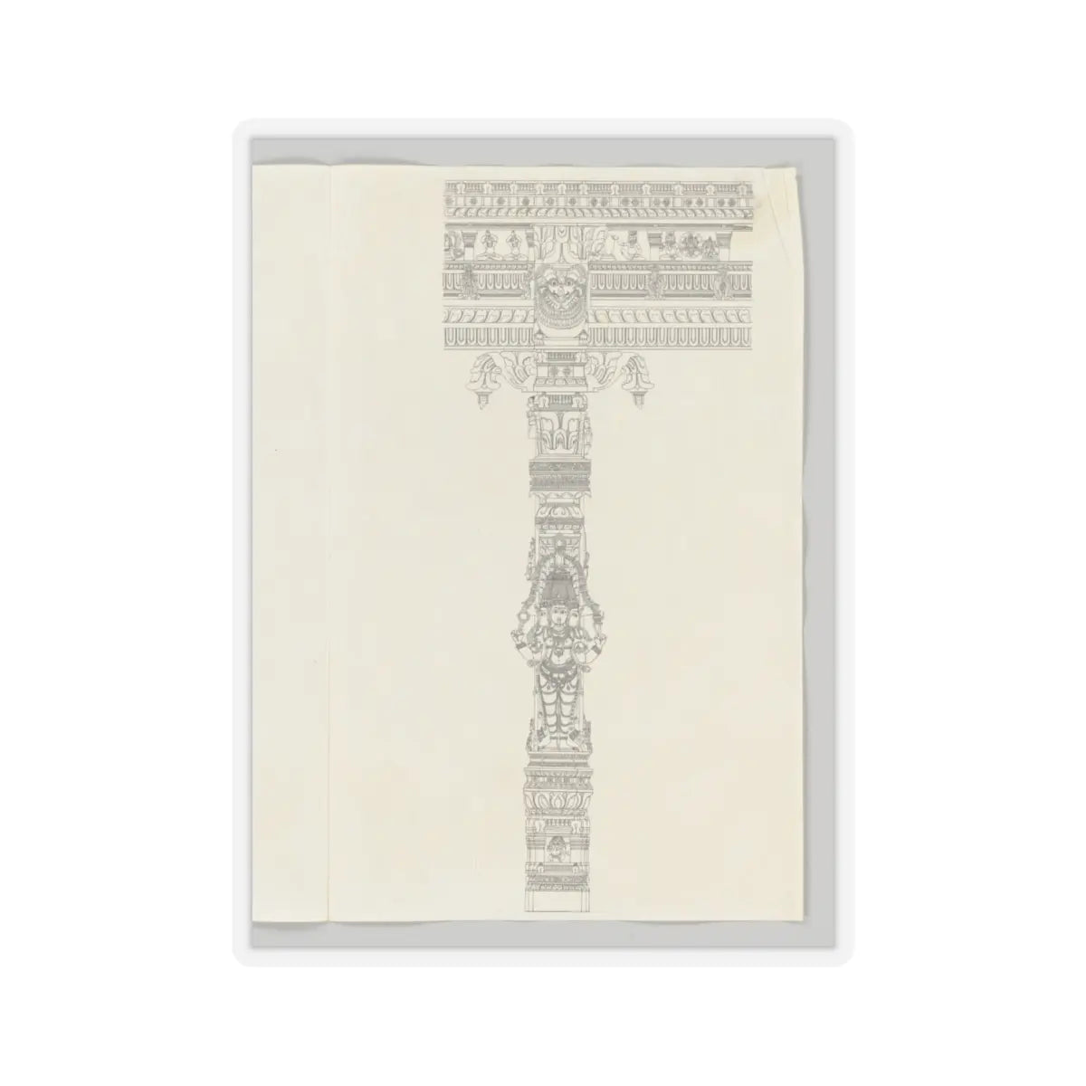 Unidentified - Brahma - ca. 1800 - STICKER Vinyl Kiss-Cut Decal