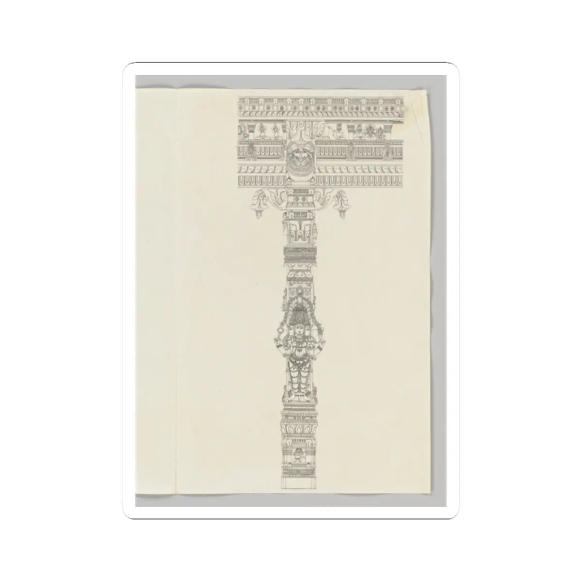 Unidentified - Brahma - ca. 1800 - STICKER Vinyl Kiss-Cut Decal