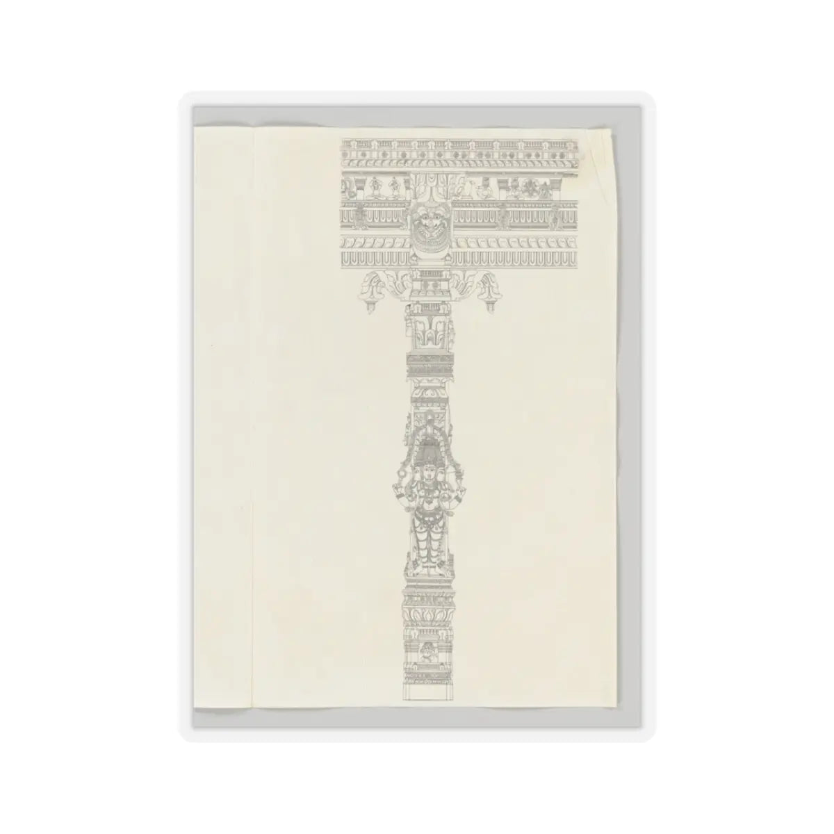 Unidentified - Brahma - ca. 1800 - STICKER Vinyl Kiss-Cut Decal
