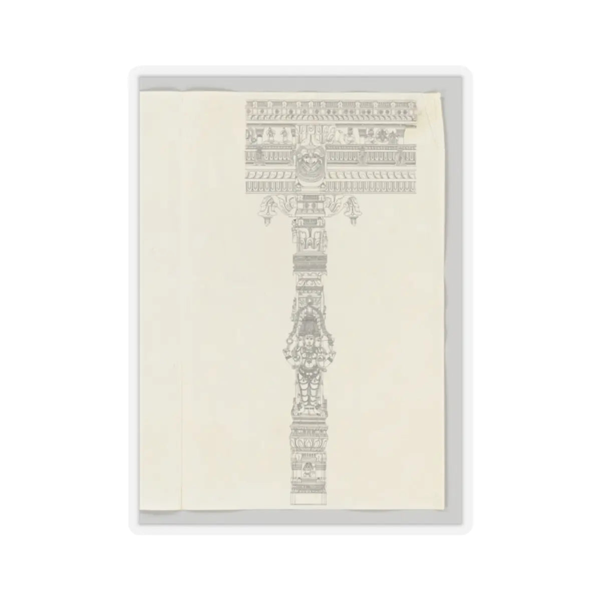 Unidentified - Brahma - ca. 1800 - STICKER Vinyl Kiss-Cut Decal