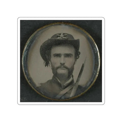Unidentified Cavalry Soldier In Union Uniform With Sword (U.S. Civil War) STICKER Vinyl Die-Cut Decal White Die-Cut 6 Inch - The Sticker Space