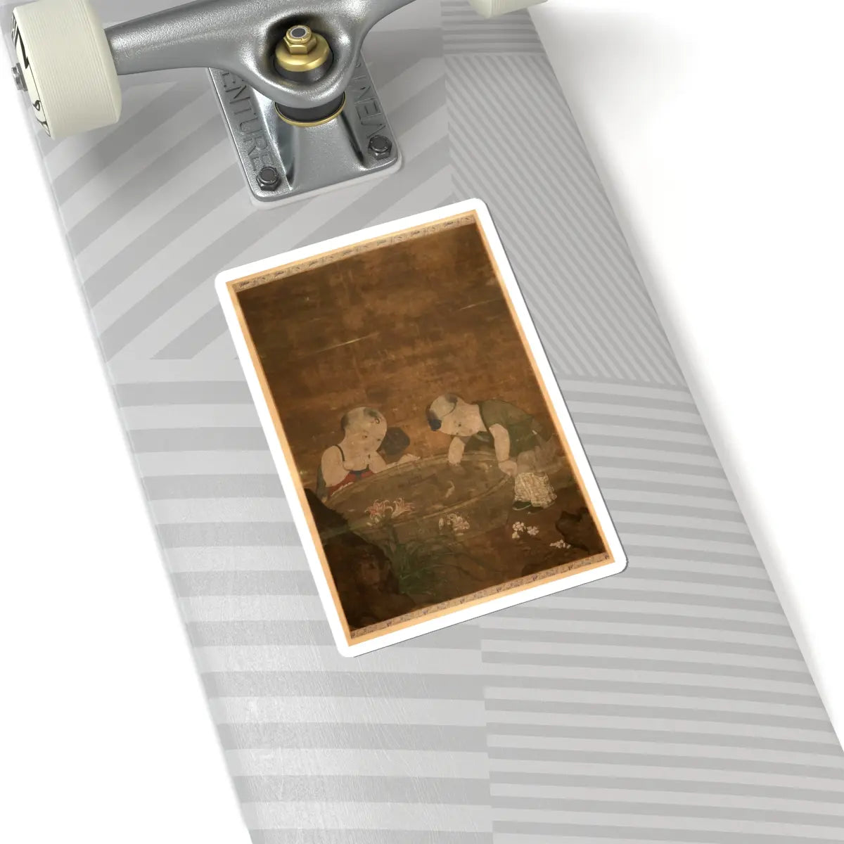 Unidentified - Children Playing - 16th–17th century - STICKER Vinyl Kiss-Cut Decal