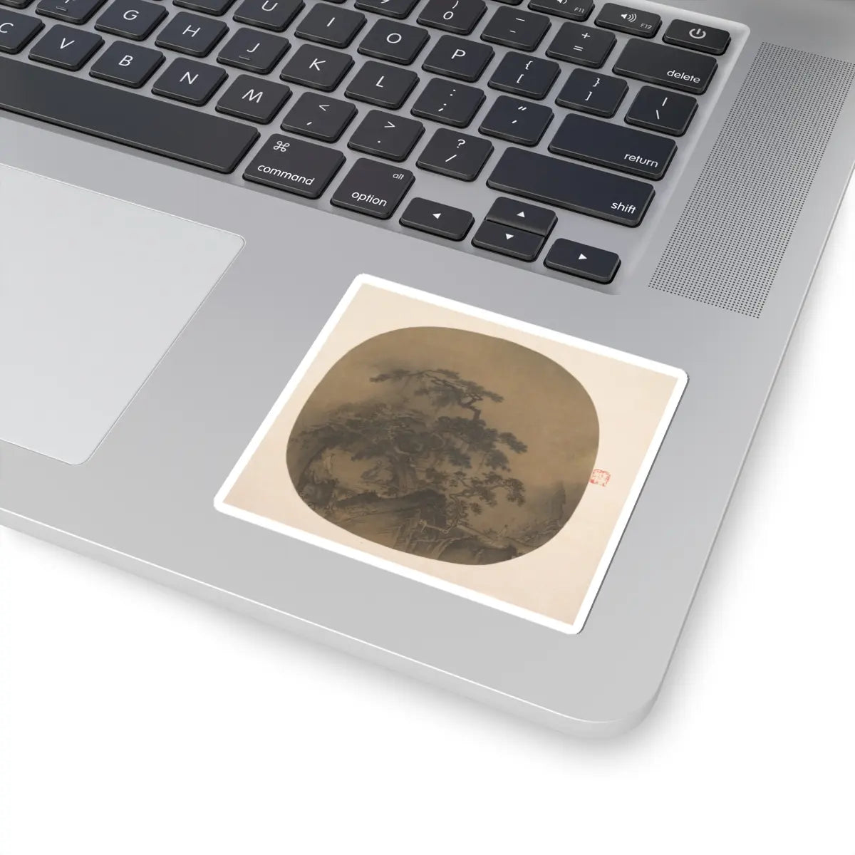 Unidentified - Conversation in a cave - 13th century v1 - STICKER Vinyl Kiss-Cut Decal