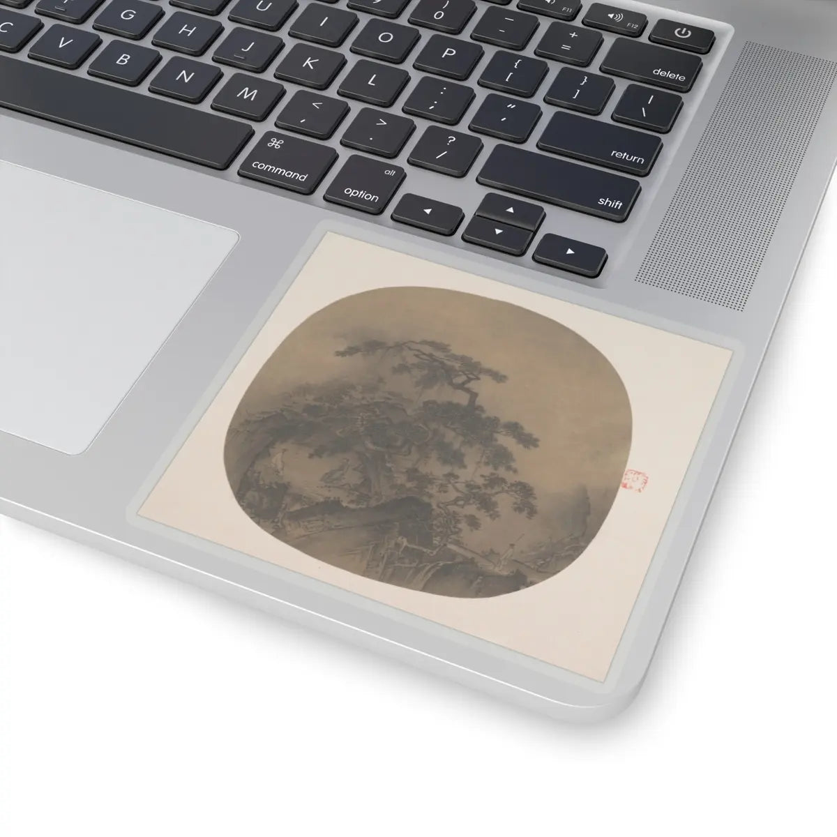 Unidentified - Conversation in a cave - 13th century v1 - STICKER Vinyl Kiss-Cut Decal