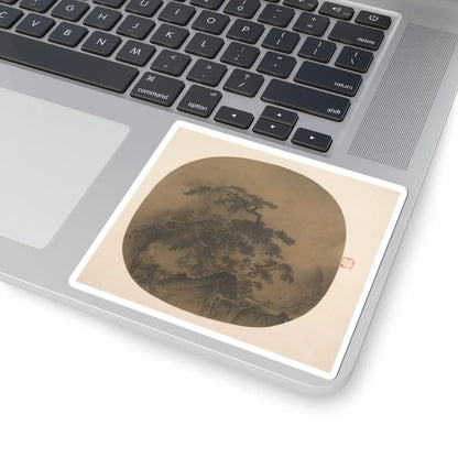 Unidentified - Conversation in a cave - 13th century v1 - STICKER Vinyl Kiss-Cut Decal