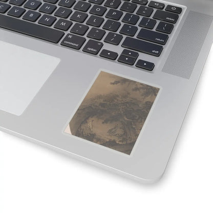 Unidentified - Conversation in a cave - 13th century v2 - STICKER Vinyl Kiss-Cut Decal