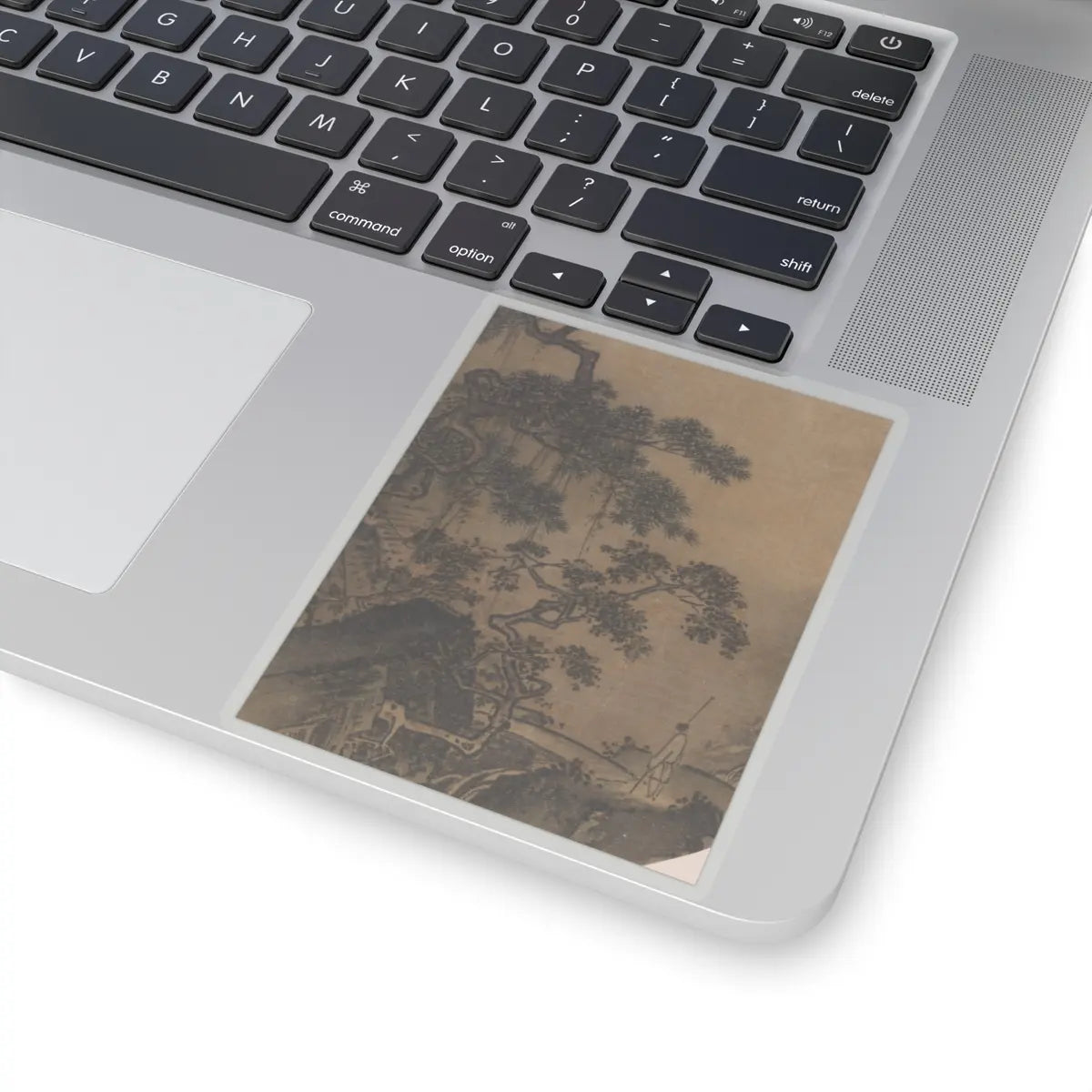 Unidentified - Conversation in a cave - 13th century v3 - STICKER Vinyl Kiss-Cut Decal