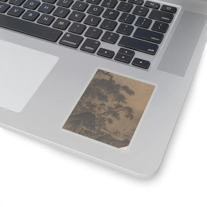 Unidentified - Conversation in a cave - 13th century v3 - STICKER Vinyl Kiss-Cut Decal