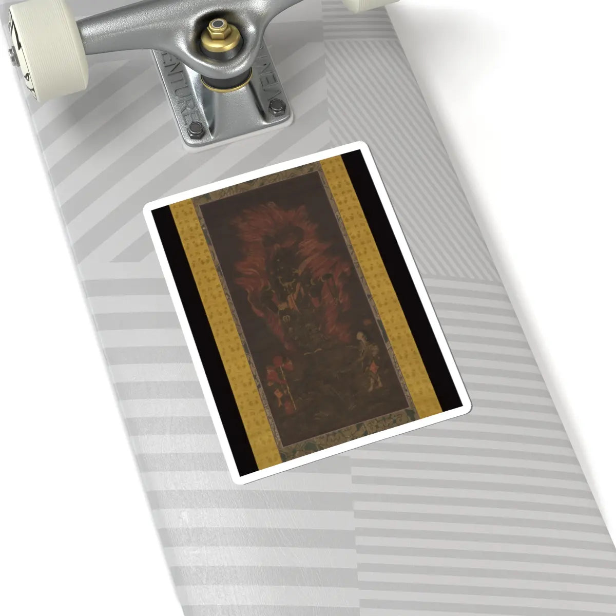 Unidentified - Fudō Myōō (Achala Vidyaraja), The Immovable Wisdom King - mid-13th century v1 - STICKER Vinyl Kiss-Cut Decal