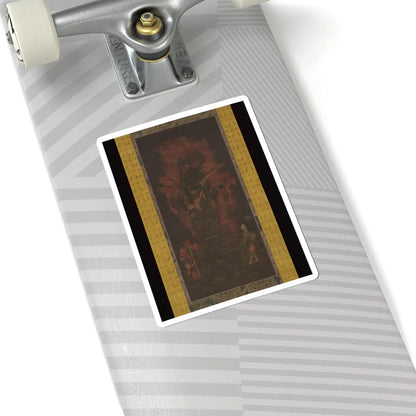 Unidentified - Fudō Myōō (Achala Vidyaraja), The Immovable Wisdom King - mid-13th century v1 - STICKER Vinyl Kiss-Cut Decal