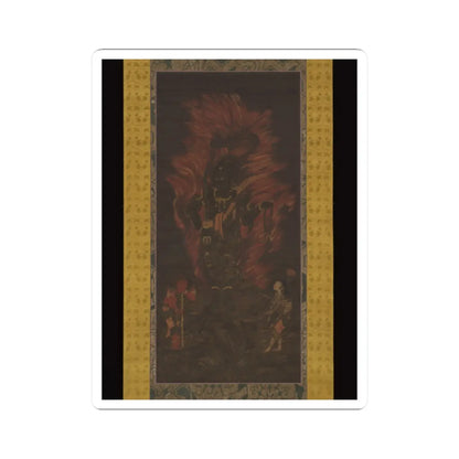 Unidentified - Fudō Myōō (Achala Vidyaraja), The Immovable Wisdom King - mid-13th century v1 - STICKER Vinyl Kiss-Cut Decal