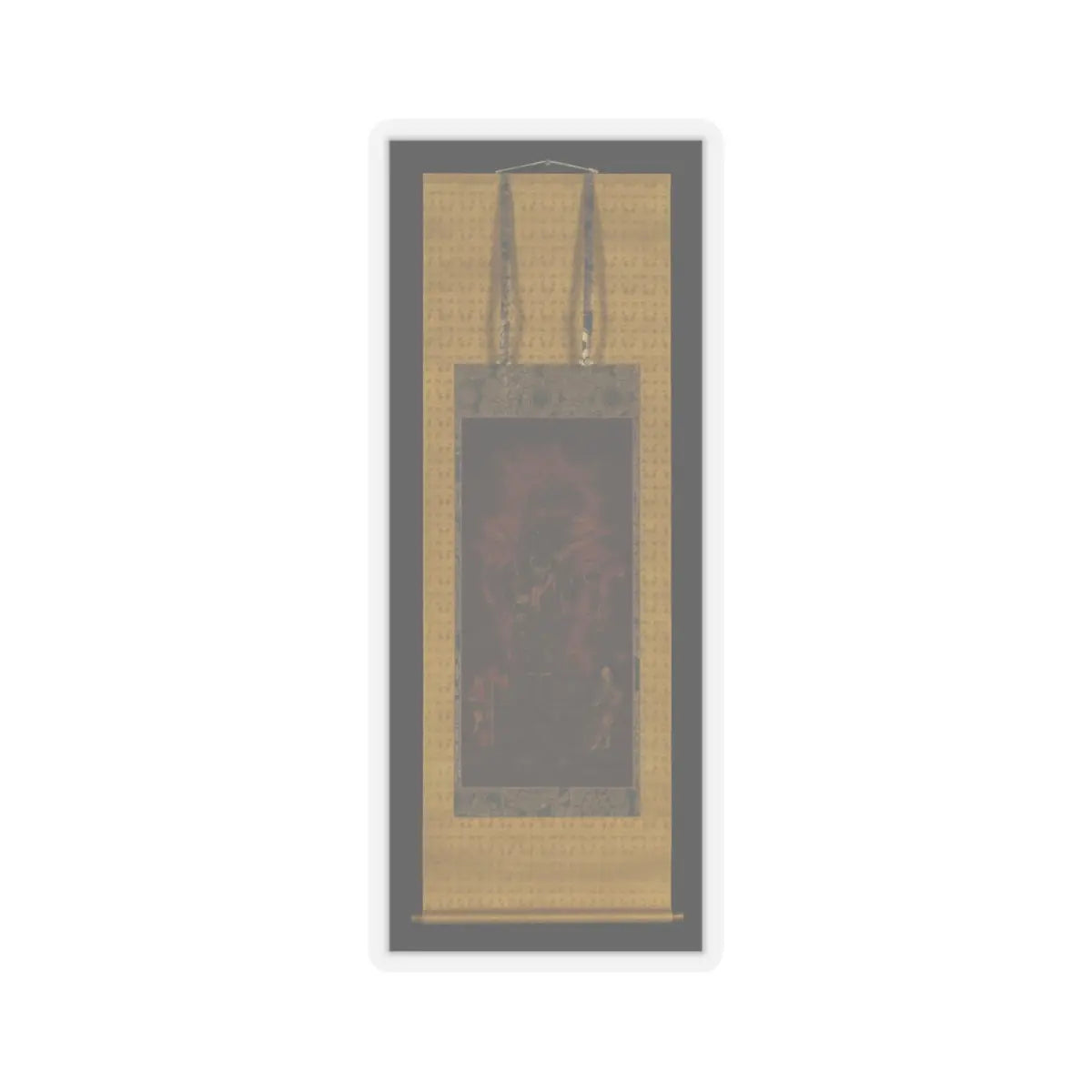 Unidentified - Fudō Myōō (Achala Vidyaraja), The Immovable Wisdom King - mid-13th century v2 - STICKER Vinyl Kiss-Cut Decal