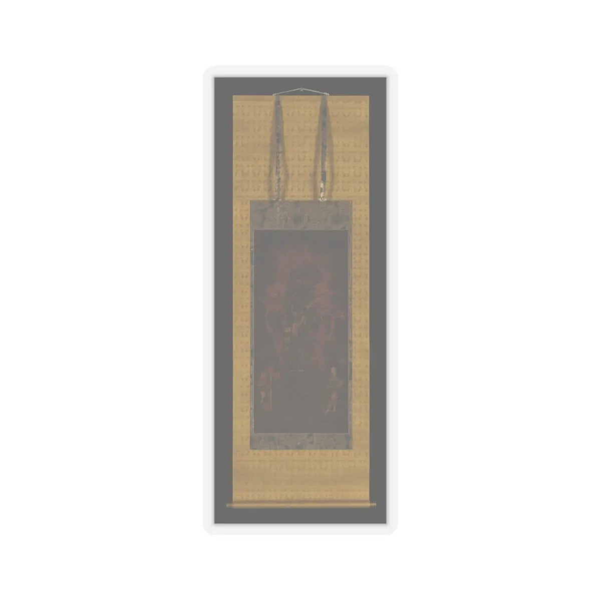 Unidentified - Fudō Myōō (Achala Vidyaraja), The Immovable Wisdom King - mid-13th century v2 - STICKER Vinyl Kiss-Cut Decal