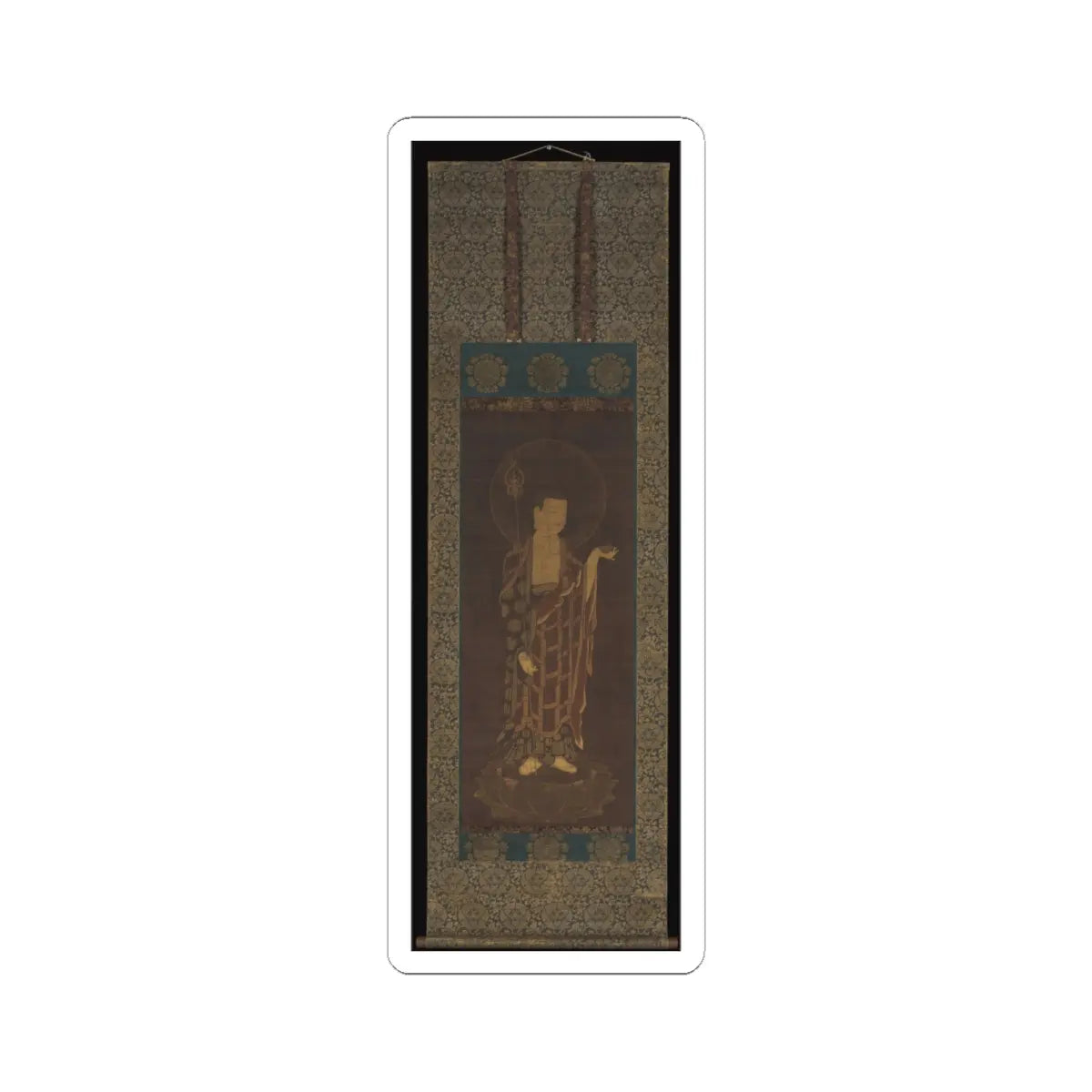 Unidentified - Jizō Bosatsu (Sanskrit- Ksitigharba) - ca. 1350 v2 - STICKER Vinyl Kiss-Cut Decal