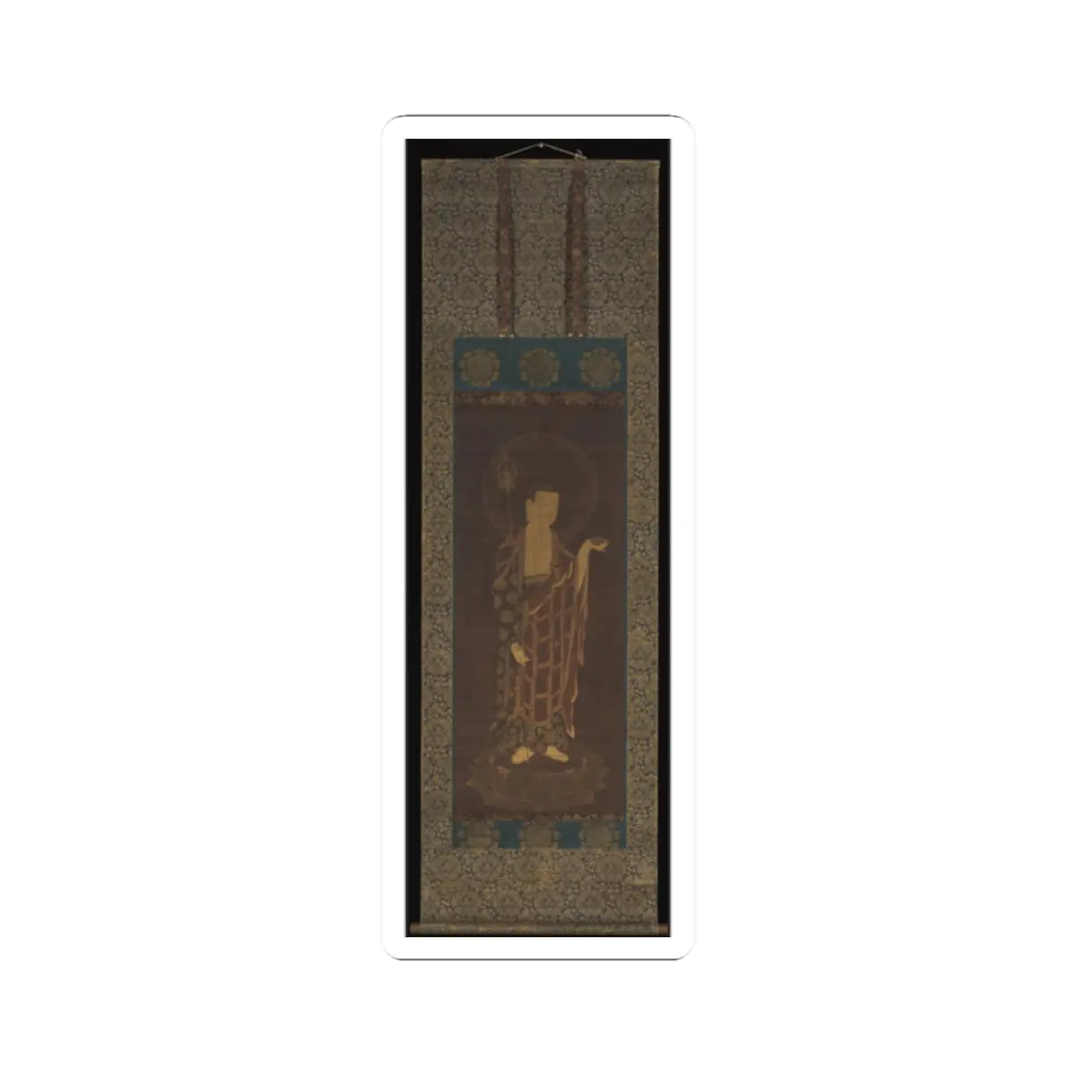 Unidentified - Jizō Bosatsu (Sanskrit- Ksitigharba) - ca. 1350 v2 - STICKER Vinyl Kiss-Cut Decal