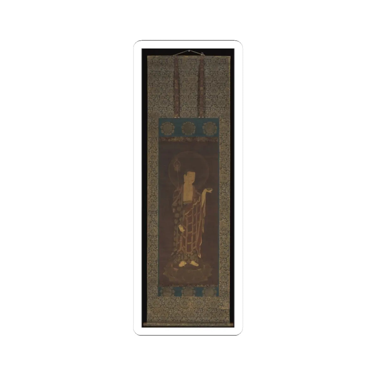Unidentified - Jizō Bosatsu (Sanskrit- Ksitigharba) - ca. 1350 v2 - STICKER Vinyl Kiss-Cut Decal