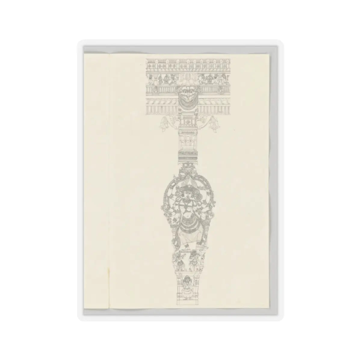 Unidentified - Kali - ca. 1800 - STICKER Vinyl Kiss-Cut Decal