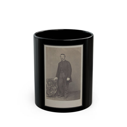 Unidentified Man 001 (U.S. Civil War) Black Coffee Mug-11oz-The Sticker Space