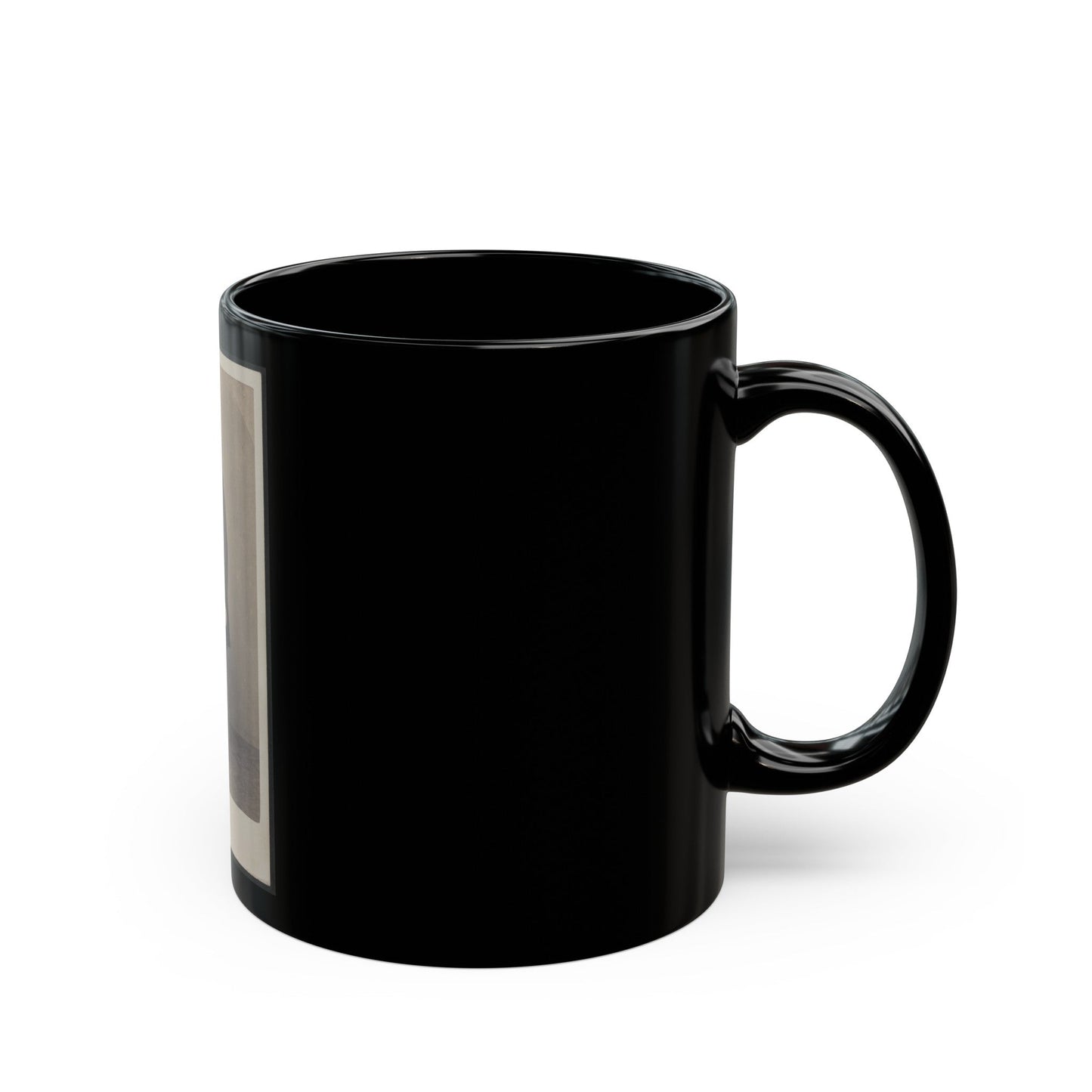 Unidentified Man 001 (U.S. Civil War) Black Coffee Mug-The Sticker Space