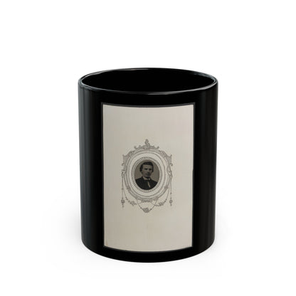 Unidentified Man 001(2) (U.S. Civil War) Black Coffee Mug-11oz-The Sticker Space