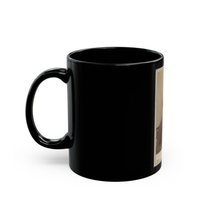 Unidentified Man 003 (U.S. Civil War) Black Coffee Mug-The Sticker Space