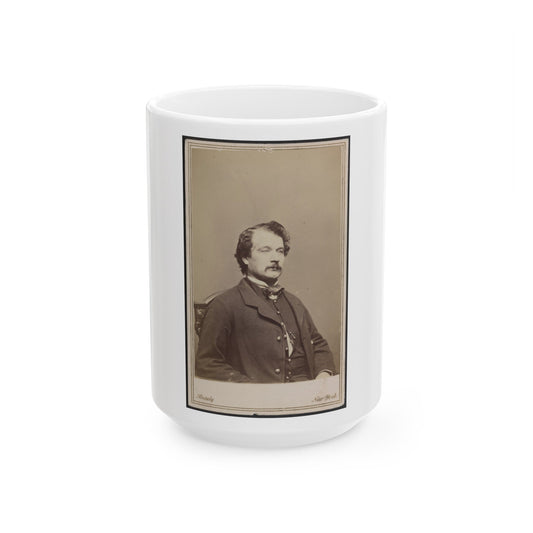 Unidentified Man 003 (U.S. Civil War) White Coffee Mug-15oz-The Sticker Space