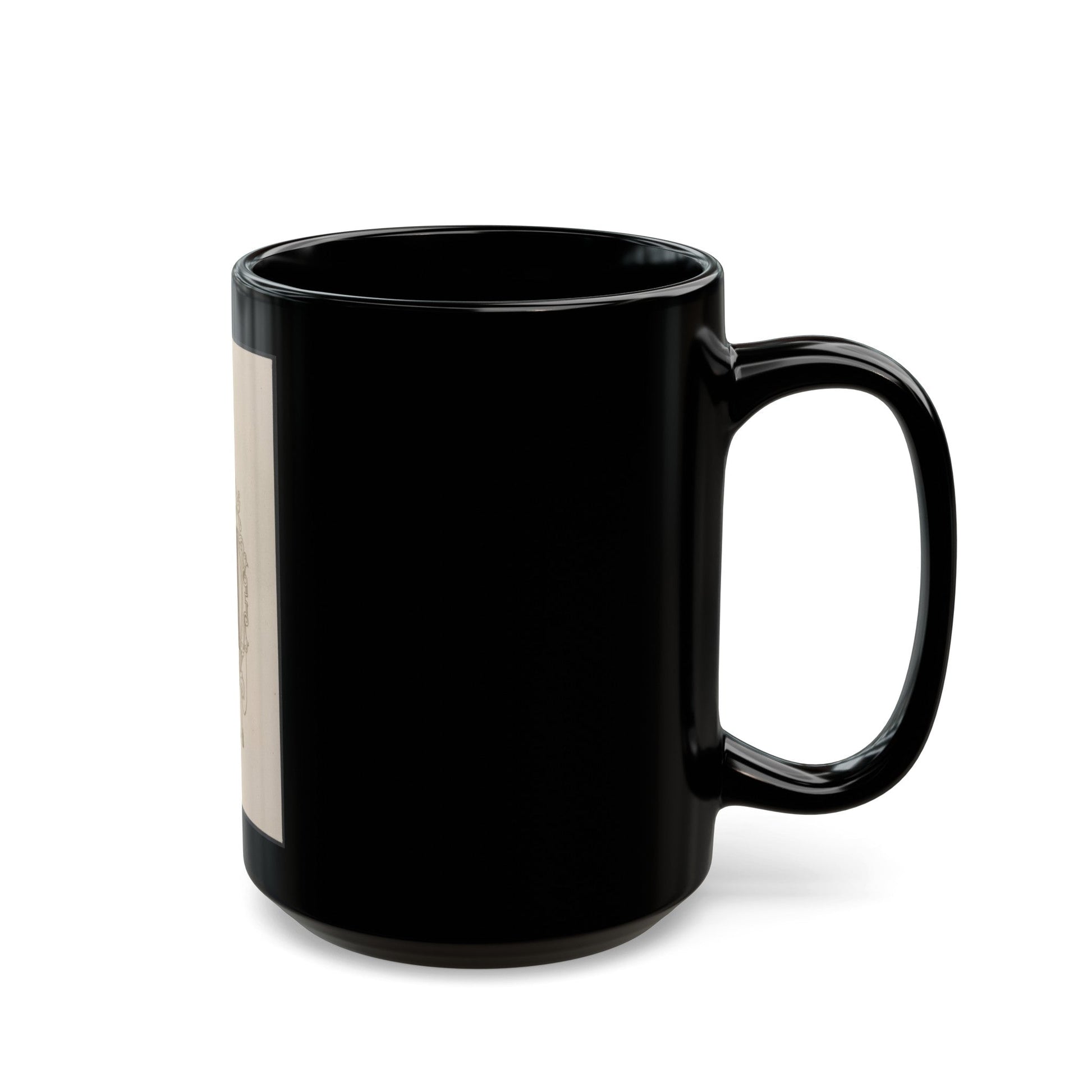 Unidentified Man 004 (U.S. Civil War) Black Coffee Mug-The Sticker Space