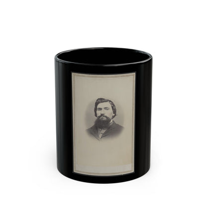 Unidentified Man 005 (U.S. Civil War) Black Coffee Mug-11oz-The Sticker Space