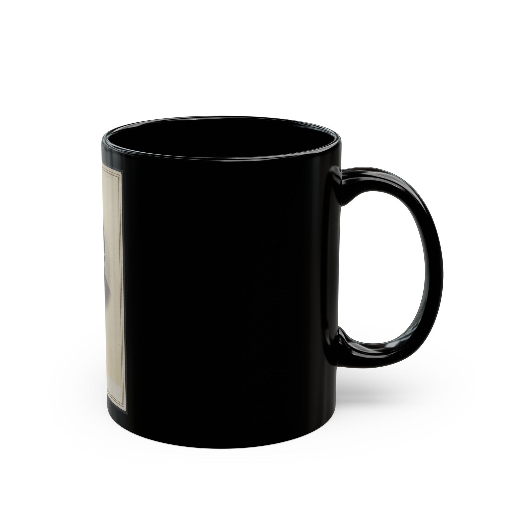 Unidentified Man 005 (U.S. Civil War) Black Coffee Mug-The Sticker Space