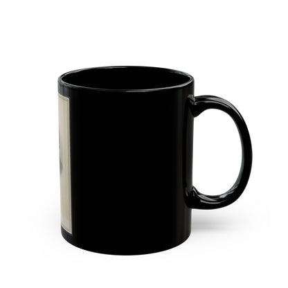 Unidentified Man 005 (U.S. Civil War) Black Coffee Mug-The Sticker Space