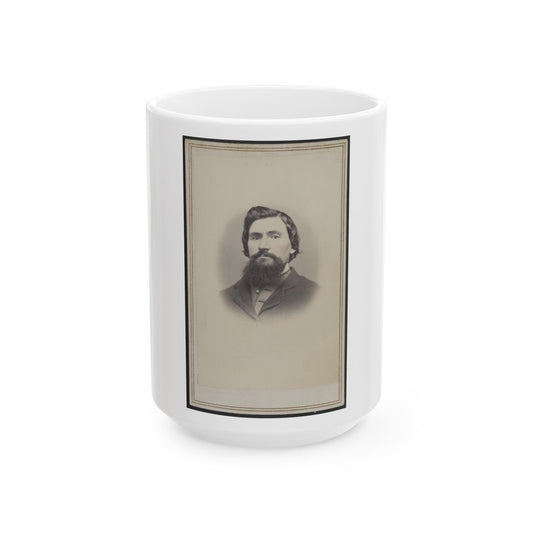 Unidentified Man 005 (U.S. Civil War) White Coffee Mug-15oz-The Sticker Space